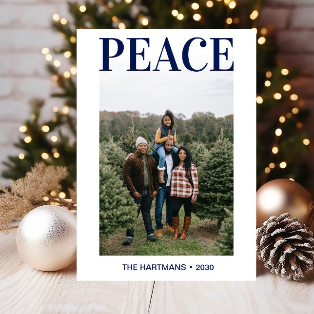 Peace Foto Feiertagskarte (Von Creator hochgeladen)