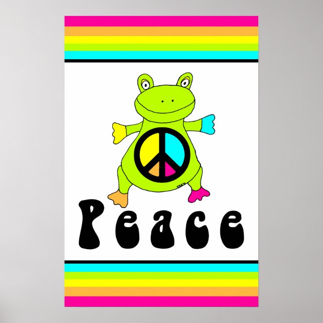 Peace Frog Poster (Vorne)
