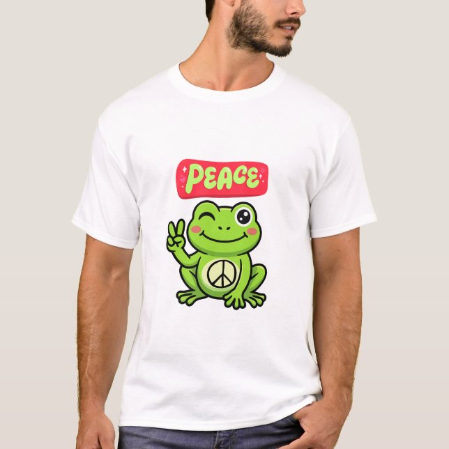 PEACE FROG SHIRT (Vorderseite)