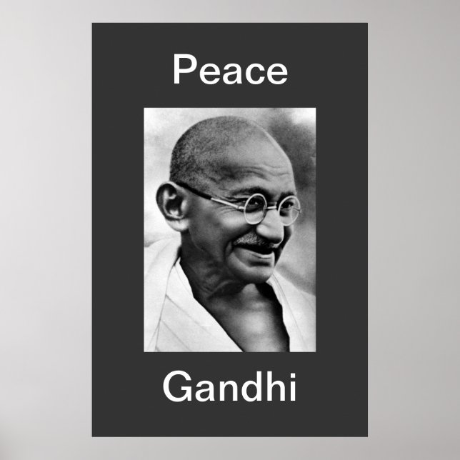 PEACE GANDHI POSTER (Vorne)
