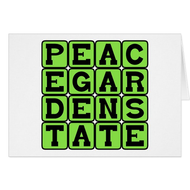 Peace Garden Staat, North Dakota Nickname (Vorderseite (Horizontal))