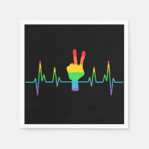 Peace Gay Heartbeat LGBT
