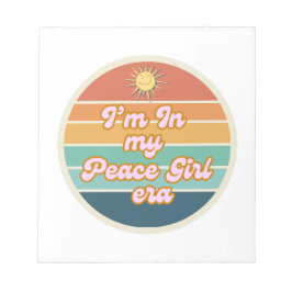 Peace Girl Ära Notizblock
