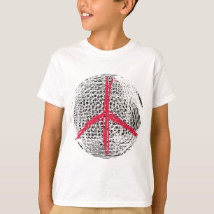 Peace Globe no war to fight no fight no Gewalt Lie T-Shirt