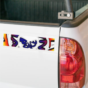 Peace Hakuna Matata Circle Art Print Autoaufkleber