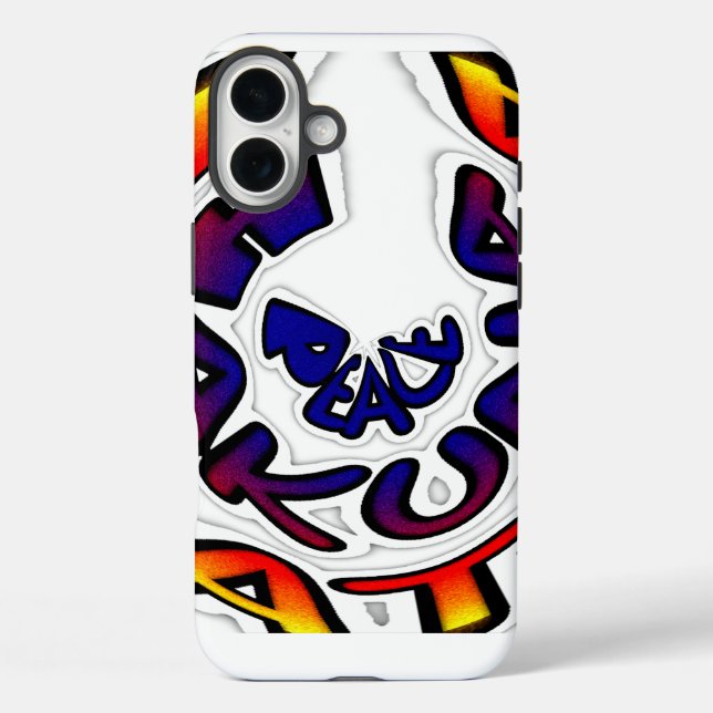 Peace Hakuna Matata Geschenke Case-Mate iPhone Hülle (Rückseite)