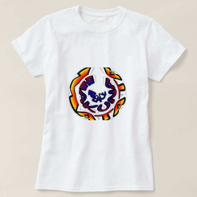 "Peace Hakuna Matata" Rundschreiben T-Shirt (Design vorne)