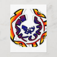 "Peace Hakuna Matata" Zirkulärer Kunstdruck