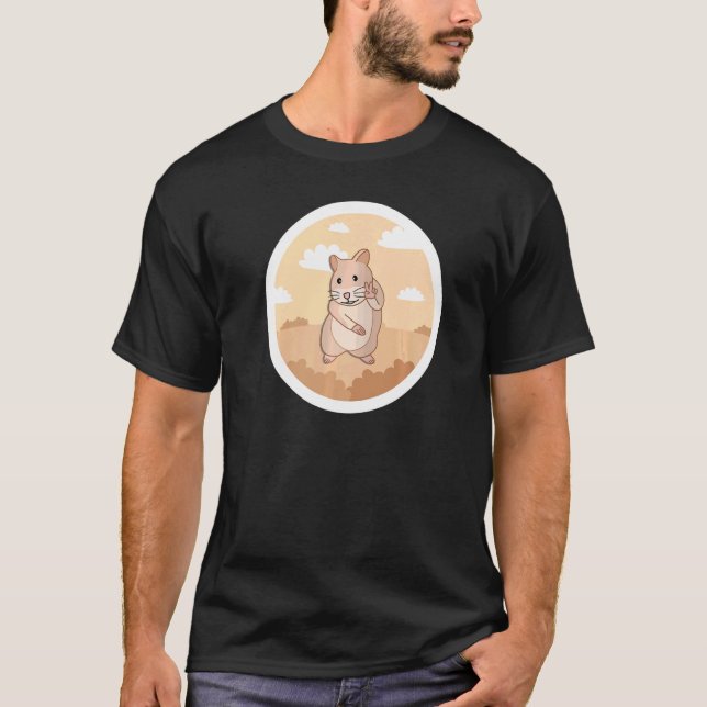 Peace Hamster Hamsters Animal Pet Graphic T-Shirt (Vorderseite)