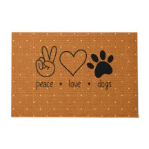 Peace Hand Liebe Heart Hunde Paw Niedlich Zuhause