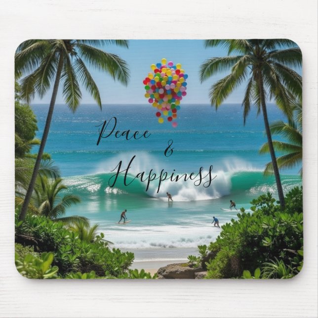 Peace & Happiness Mousepad (Vorne)