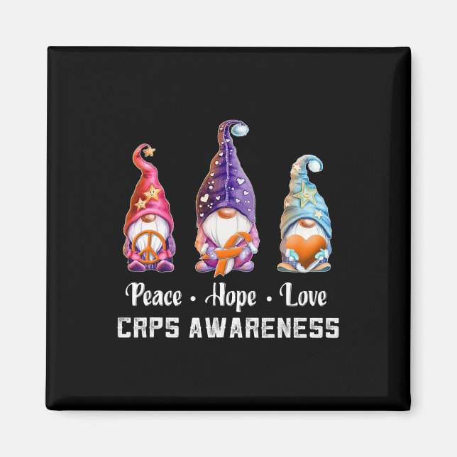 Peace Hope Liebe gewinnt Crps-Bewusstsein Magnet (Vorne)