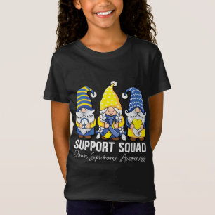 Peace hope Liebe gnomes support Down Syndrome Awar T-Shirt