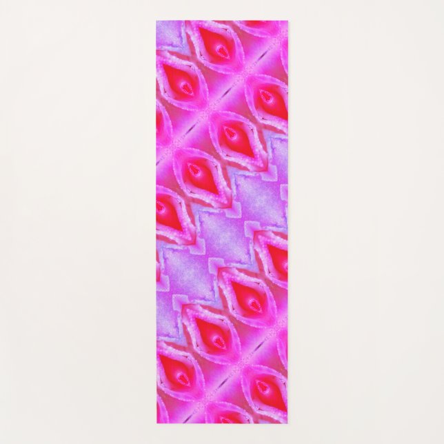 Peace Ikat 6 Miami Yogamatte (Vorderseite)