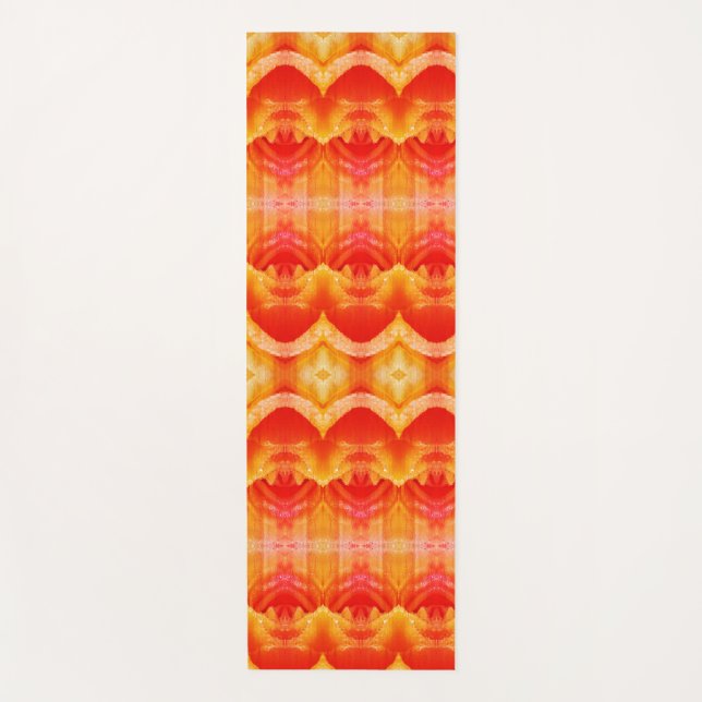 Peace Ikat 7 x 1974 Yogamatte (Vorderseite)