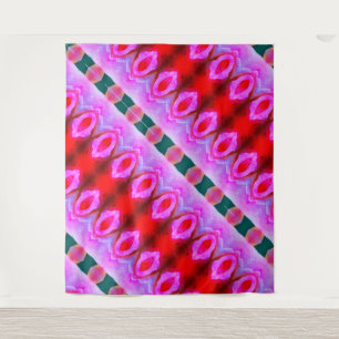 Peace Ikat Miami Wandteppich