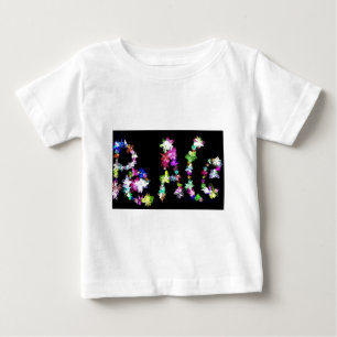 "PEACE" in Blume Art Print Baby T-shirt