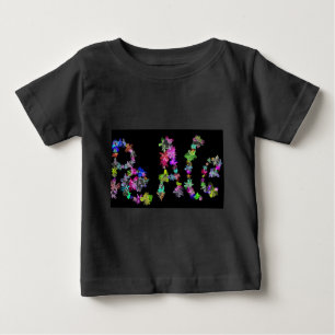 "PEACE" in Blume Art Print Baby T-shirt