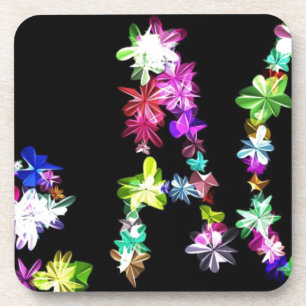 "PEACE" in Blume Art Print Untersetzer