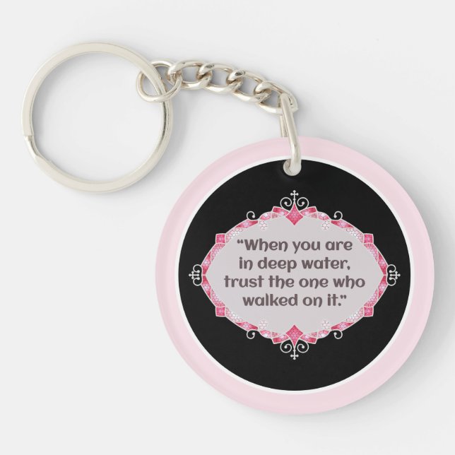 Peace in deep waters schlüsselanhänger (Vorderseite)