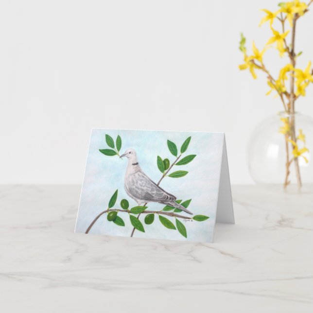 Peace Inspiration Card Karte (Gelbe Blume)