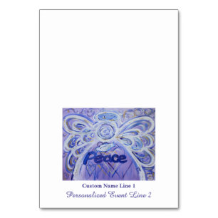 Peace Inspiration Word Engel Table Zent Cards Tischnummer