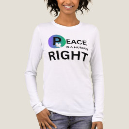 Peace Is a Human Right | Dove and Earth Symbol Tri-Blend Shirt