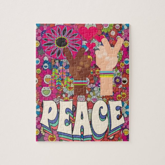 Peace Jigsaw Puzzle (Vertikal)
