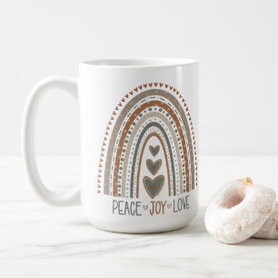 Peace Joy Liebe Neuronaler Regenbogen Inspirivity Kaffeetasse