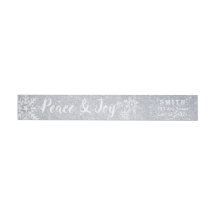 Peace & Joy Silver Glitzer Weihnachtsthema