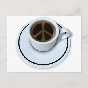 Peace Kaffee Postkarte