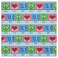 Peace Liebe 13.1 Halbmarathon-Läufer