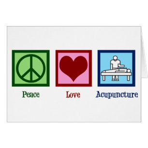 Peace Liebe Acupunction Office Holiday Card