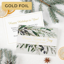 Peace Liebe and Joy Vintag Olive Branch Gold