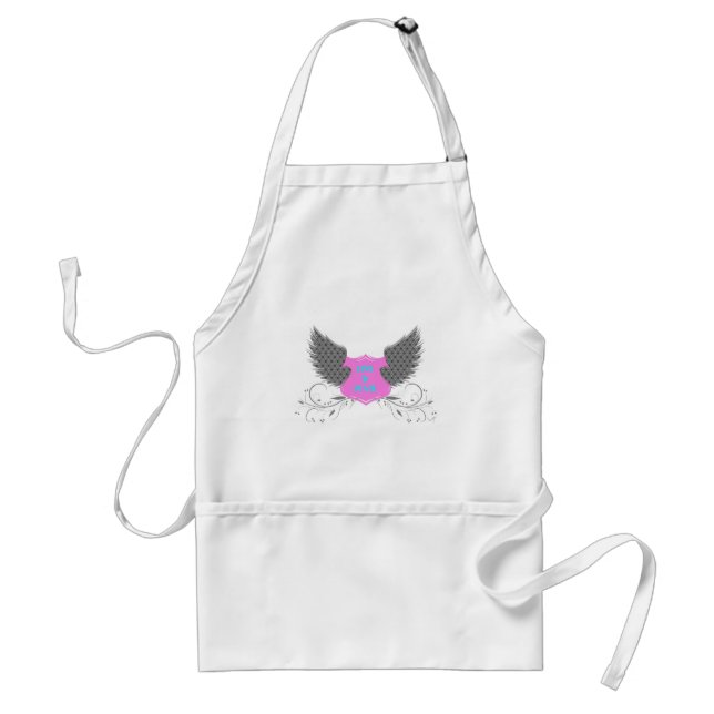 Peace Liebe Angel Wings Design Schürze (Vorne)