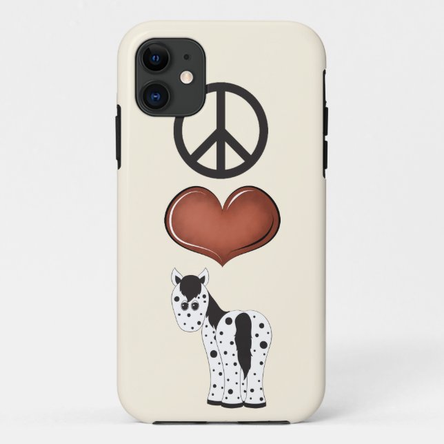 Peace Liebe Appaloosa Horse iPhone 5 Fall Case-Mate iPhone Hülle (Rückseite)