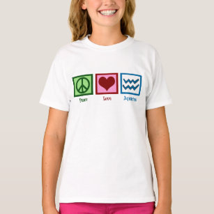 Peace Liebe Aquarius Girl T-Shirt
