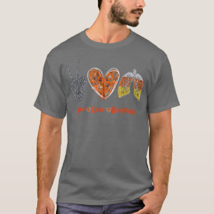 Peace Liebe Atemtherapeut Halloween Kostüm T-Shirt
