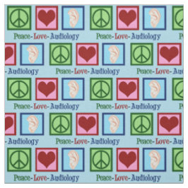 Peace Liebe Audiology Niedlich Audiologe Stoff