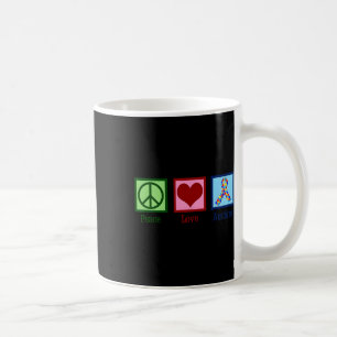 Peace Liebe Autismus Rätsel Bewusstsein Autisten M Kaffeetasse