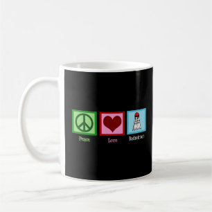 Peace Liebe Badminton Kaffeetasse
