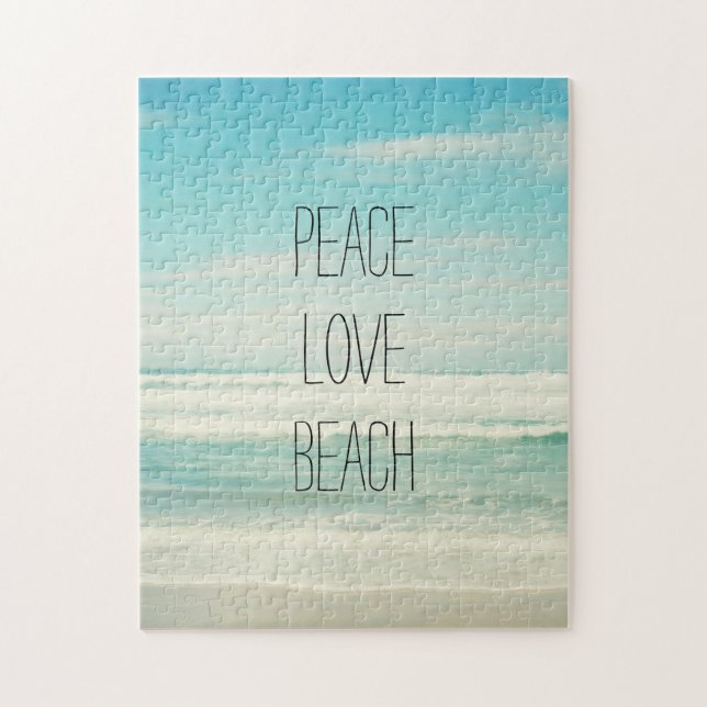 Peace Liebe Beach Puzzle (Vertikal)