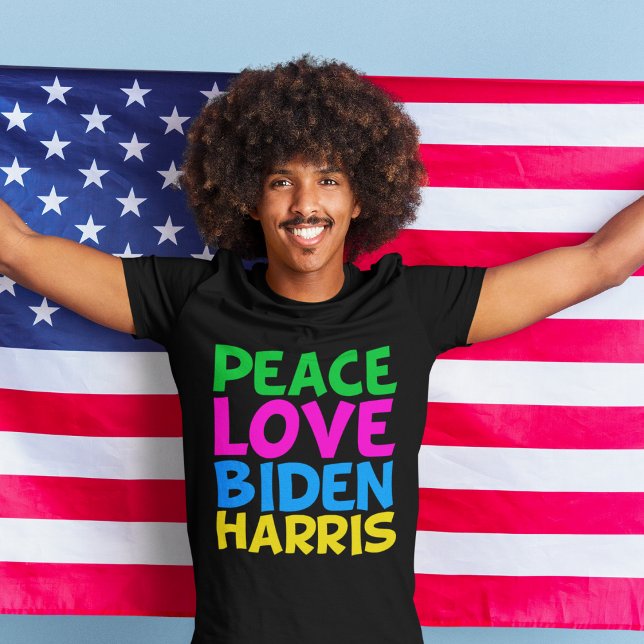 Peace Liebe Biden Harris 2024 - Wahl T-Shirt (Von Creator hochgeladen)
