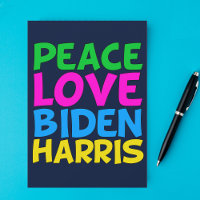 Peace Liebe Biden Harris