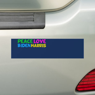 Peace Liebe Biden Harris Niedlich Wahl 2024 Autoaufkleber