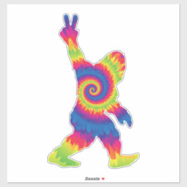 Peace Liebe Bigfoot - Bigfoot Lovers Aufkleber