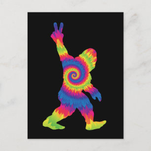 Peace Liebe Bigfoot - Bigfoot Lovers Postkarte