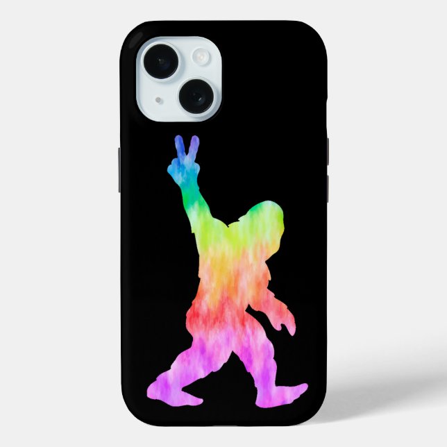 Peace Liebe Bigfoot Case-Mate iPhone Hülle (Rückseite)