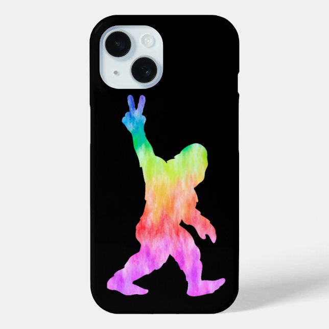 Peace Liebe Bigfoot Case-Mate iPhone Hülle (Rückseite)