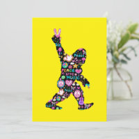 Peace Liebe Bigfoot Hippie Funny Bigfoot Lover